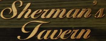 Logo of Sherman's Tavern in Cooperstown, NY